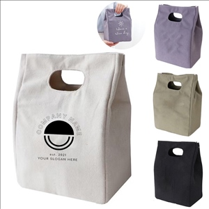 Insulated Canvas Lunch Cooler Bag